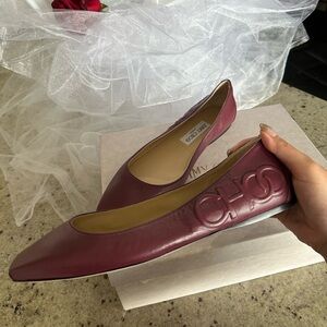 Jimmy choo brand new purple flat size 9